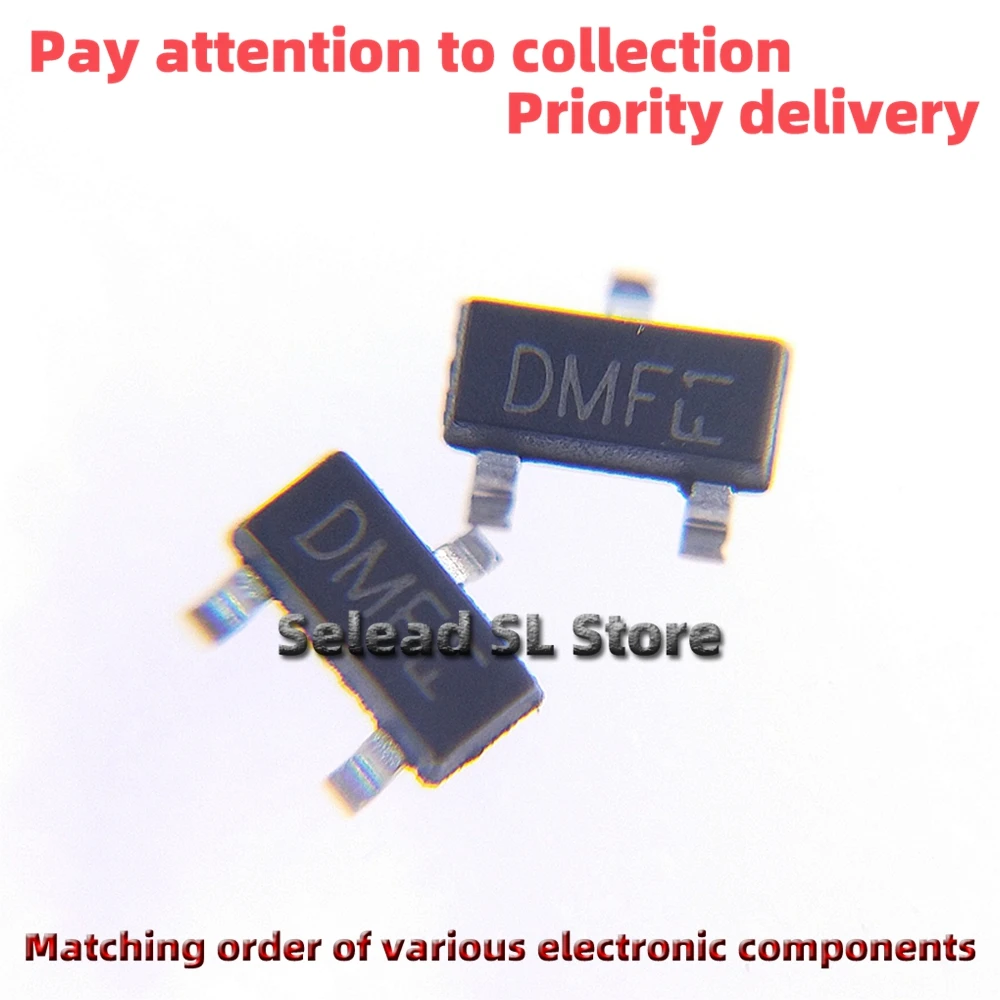 New Original （50pieces/pack ）DMP2160U-7 silkscreen：DMF  SOT-23 New ESD/TVS electrostatic protection diode