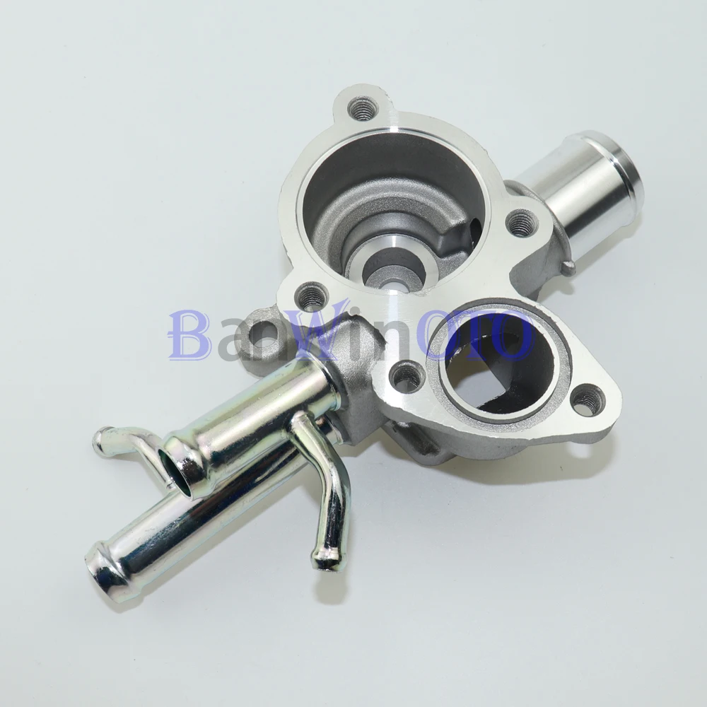 الألومنيوم ترموستات غطاء الإسكان الجمعية منفذ مبرد المحرك صالح لشركة هيونداي أكسنت 06-10 2562026870 2562026120 25620-26870