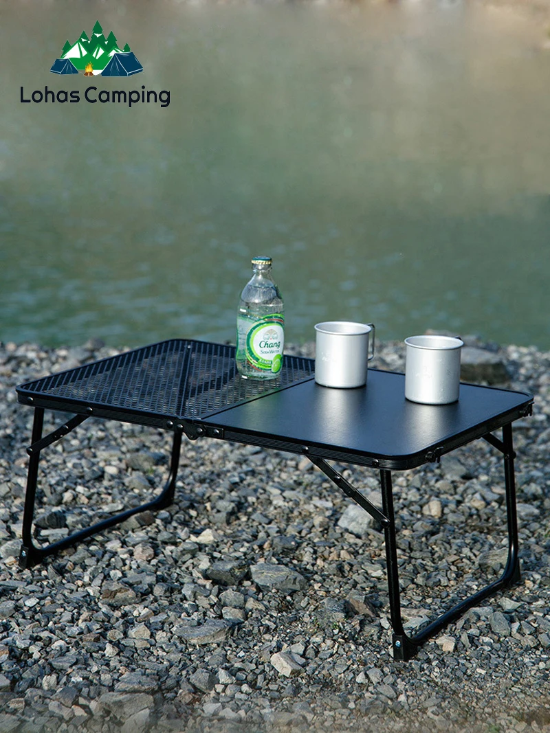 Lohascamping MDF Camping Table Ultralight Folding Desk  Foldable Outdoor Small Table Coffee Picnic Tables