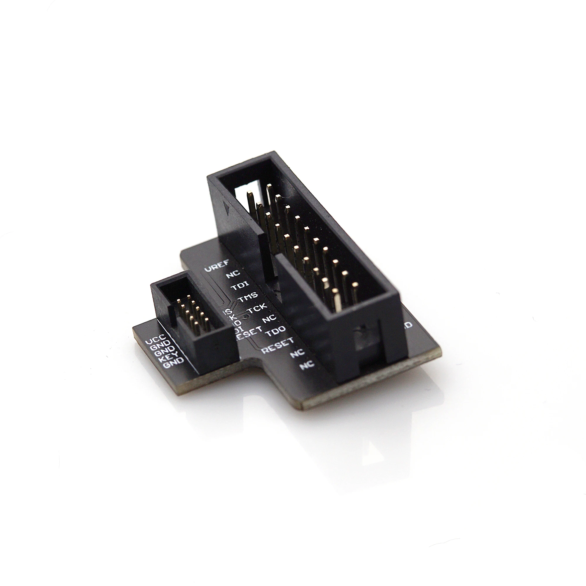 Placa adaptadora padrão JTAG, interface JTAG, suporte JLINK e SWD, 1,27mm, 2,54mm, 20 pinos para 1,27mm, 10 pinos