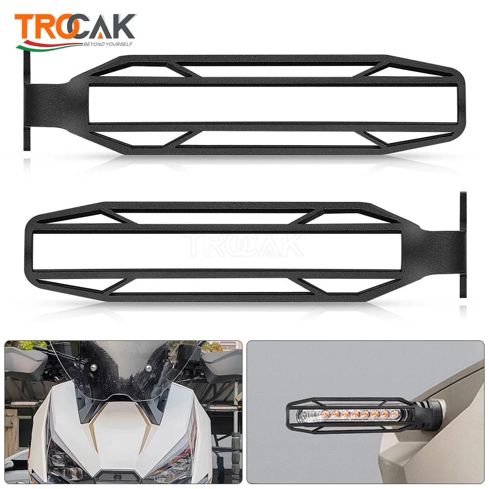 For ZONTES 368G 368 G 552G 703F/R/RR  2024 2025 2026 Motorcycle Front Rear Turn Signal Light Guard Turn Light Protection Cover