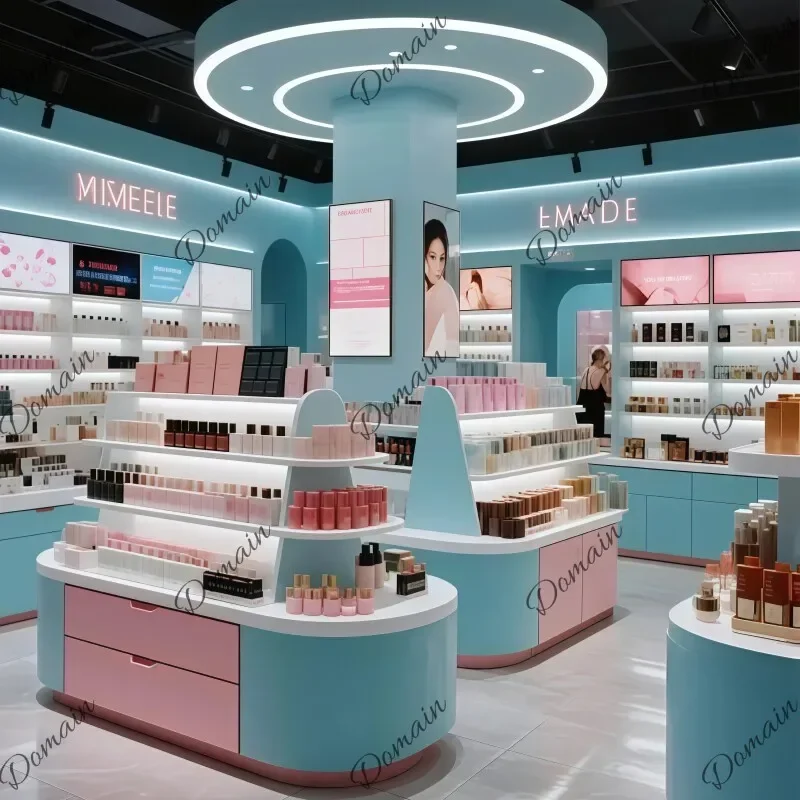 81 N Cosmetics display cabinet sample gift jewelry collection store display merchandise Nakajima booth