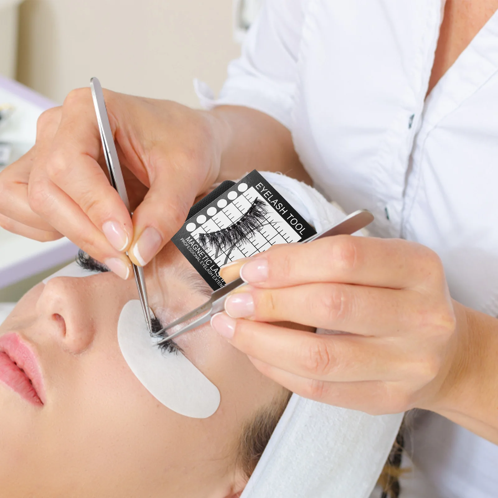 1 Conjunto de Caixa Organizadora Magnética para Extensão de Cílios, Suporte Profissional Portátil para Cílios