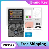 ANBERNIC NEW RG35XXSP Flip Handheld Game Console 3.5 Inch IPS Clamshell Video Gaming Console 64 Bit Linux System 64G Online Play