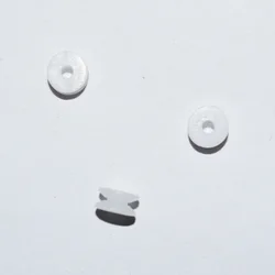 5-1.5A POM Plastic Pulley Diameter 5mm Hole 1.5mm DIY Toy Model Accessories 5x1.5A