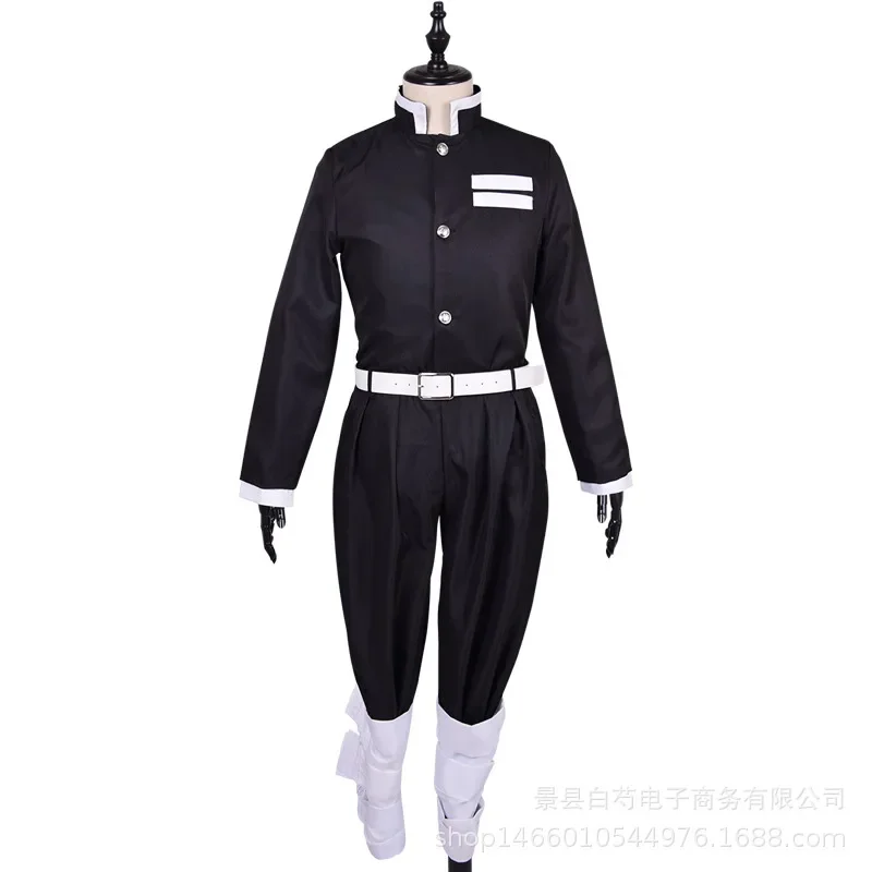 Kimetsu No Yaiba Tomioka Giyuu ملابس تنكرية ، إكسسوارات أنيمي ، زي بدلة ، أزياء شعر مستعار ، الكبار والأطفال ، هدية حفلة