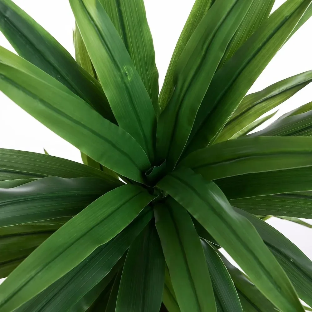 Dracaena Silk Plant Corn Stalk 6ft Tall Faux Plants Indoor Large Fake Plants Potted Yucca Tree Tropical Floor Plants Artificial