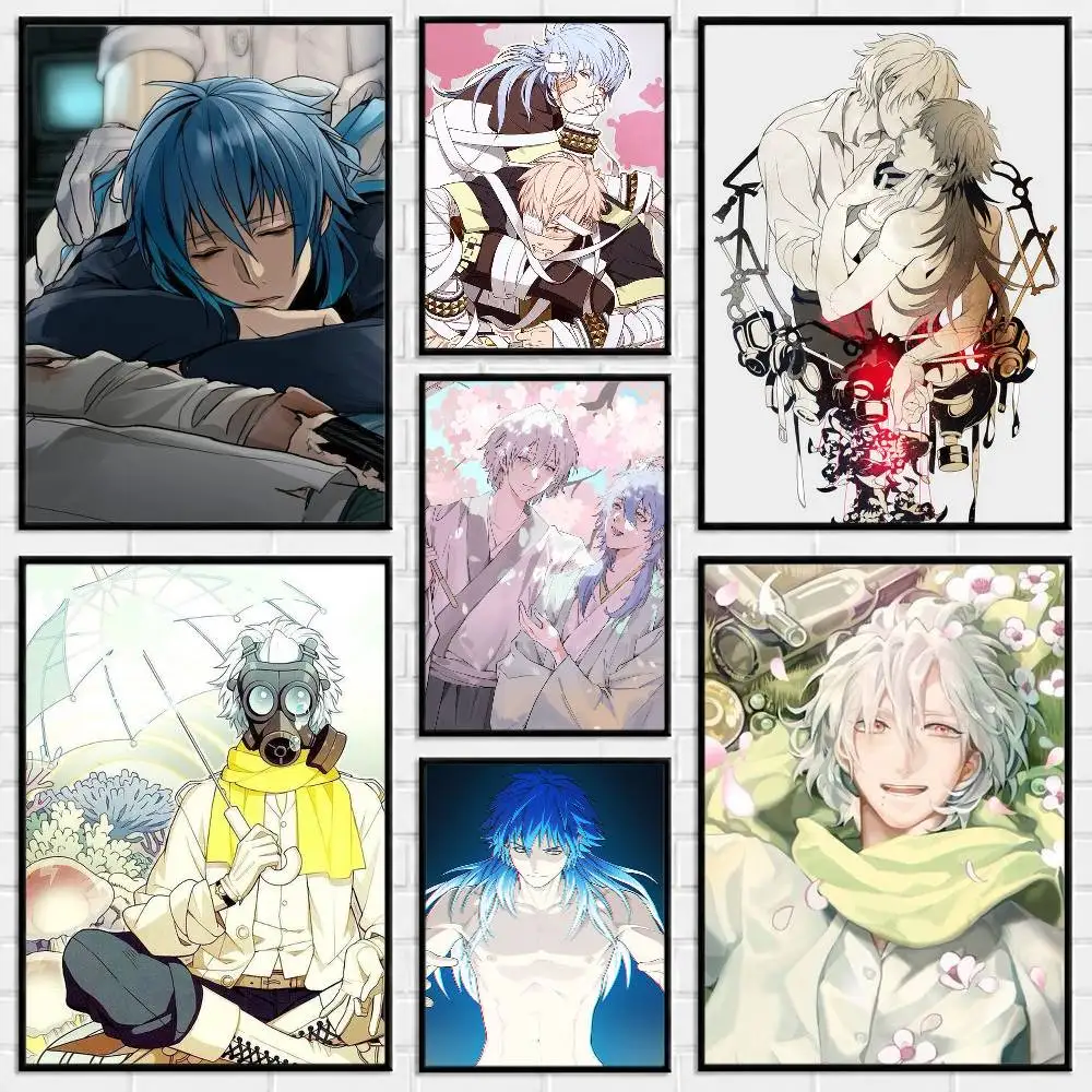 D-DRAMAtical Murder Clear Aoba Poster Versatile HD Waterproof Wall Art Self-Adhesive Decor for Any Space Ideal Gift