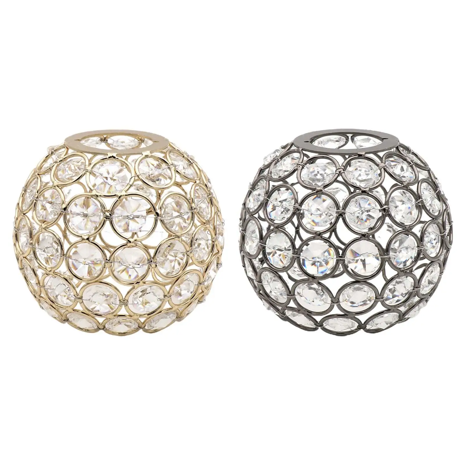 

Round Lampshade for Camping Lantern Clip on Bedside Lamp Crystal Lamp Shade