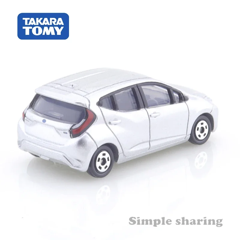 Takara Tomy Tomica No.34 Toyota Aqua 1/59 Car Model Reproduction Series Children Christmas Diecast Automotive Ornaments Toys