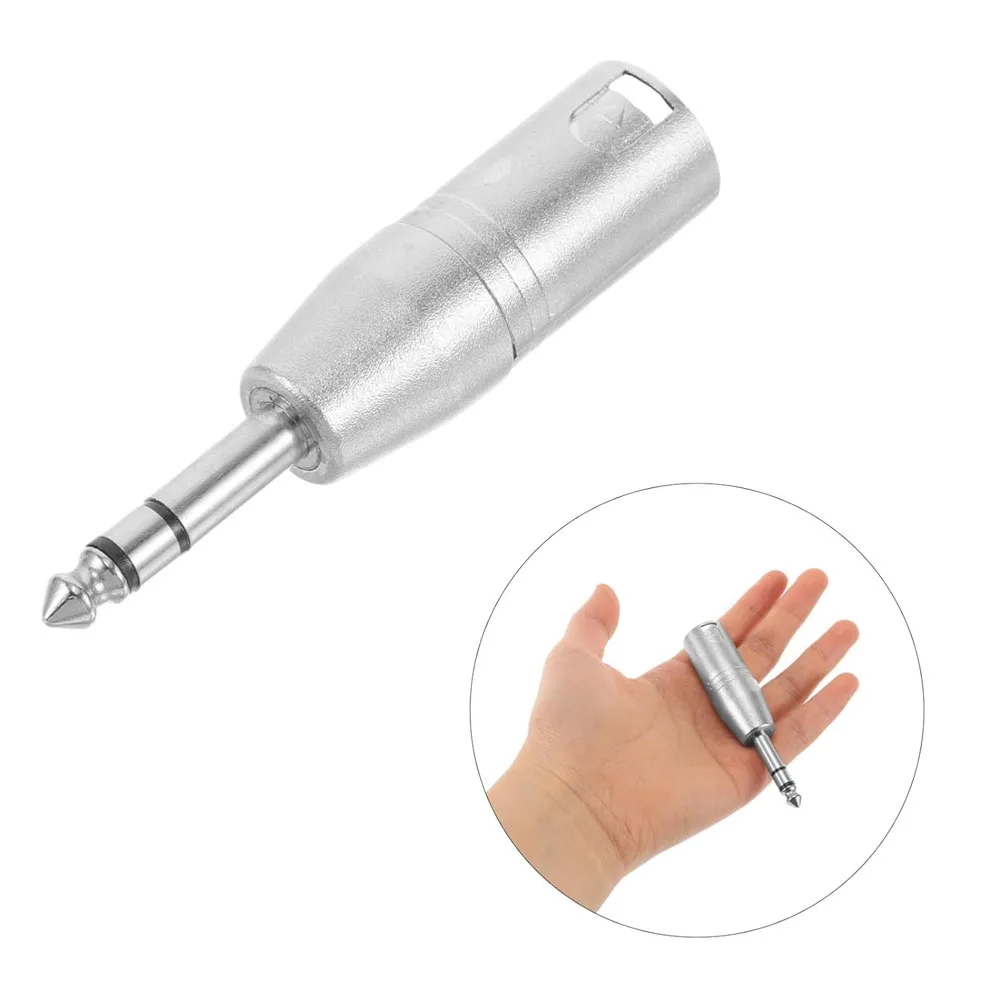 2 Stück TRS zu XLR Adapter 1/4 Zoll 6,5mm TRS Stecker auf 3-Pin XLR Buchse/Stecker Symmetrischer Audio-Konverter für Mikrofon-Interface Mischpult – Detail 5