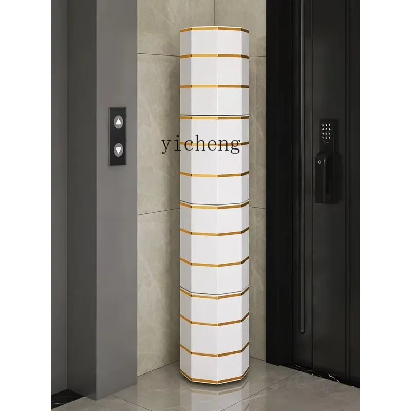 Gz-9  Rotary Care Shoe Cabinet Home Door Storage Space-saving Shoe Rack Steel Locker