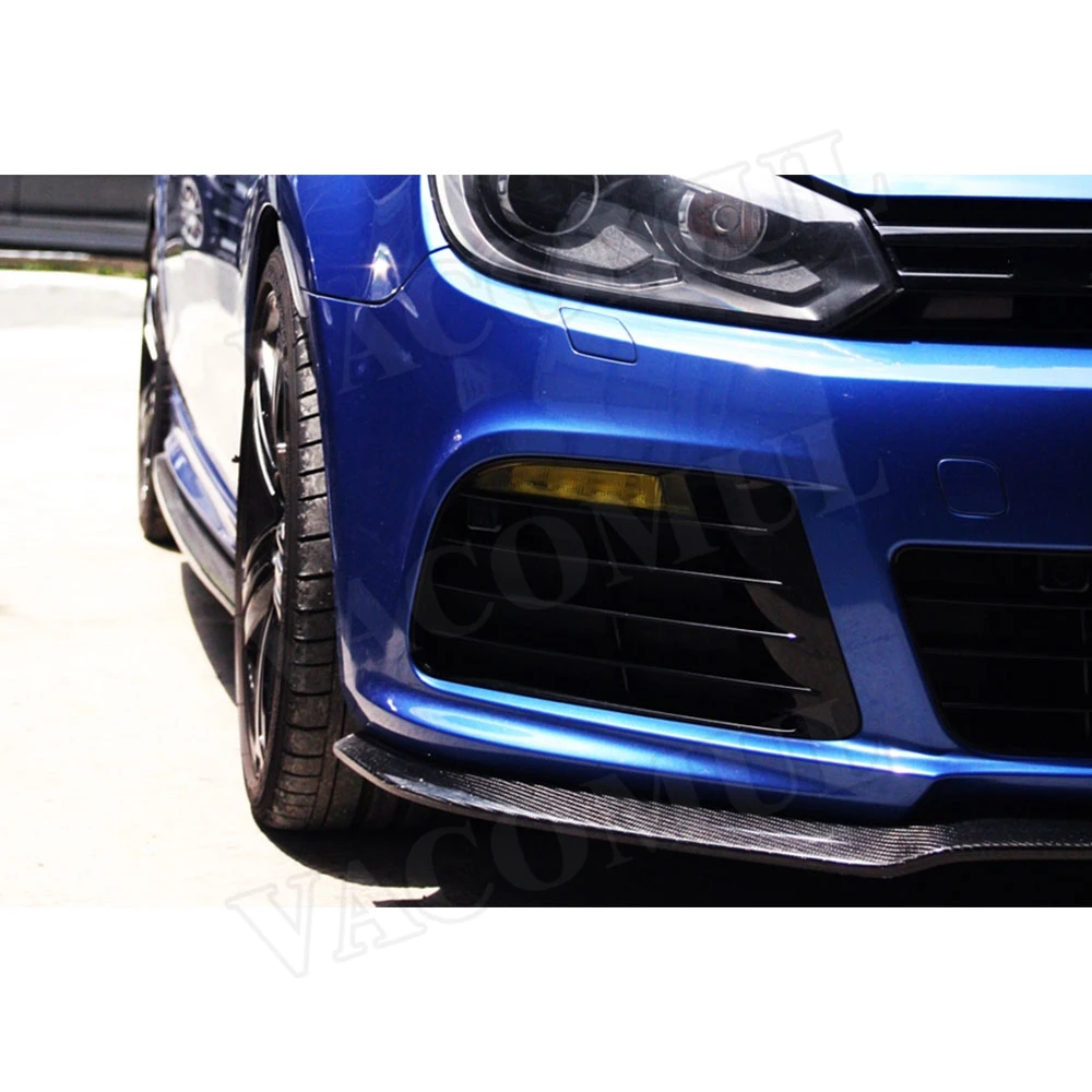 

Carbon Fiber Side Skirts Aprons Spoiler For Volkswagen VW Golf 6 VI MK6 R20 2010-2013 E Style Door Bumper Plate Guard