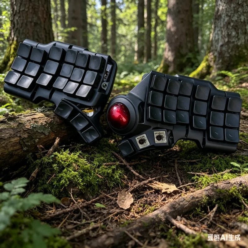 Charybdis Nano MOD 3X6 Split Keyboard Custom Integrated Trackball ZMK Hot-swap Wireless Mechanical Keyboard for Gaming MX ChocV1