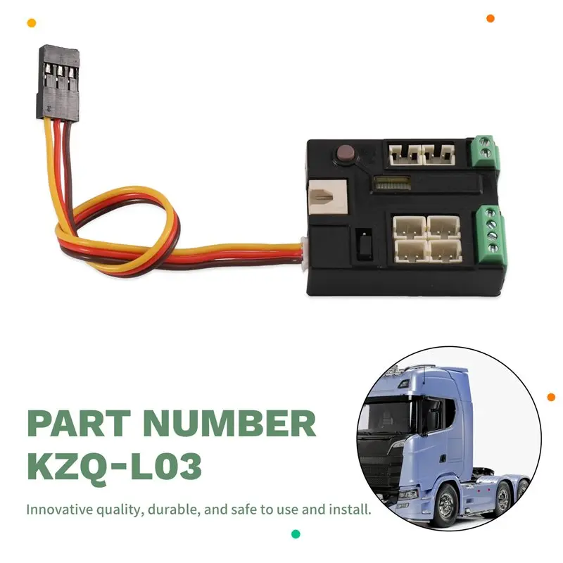 FBIL-Flash Strobe Module LED Light Control Host Model KZQ-L03 For SCANIA 770S VOLVOO BENZ Truck Toy Parts