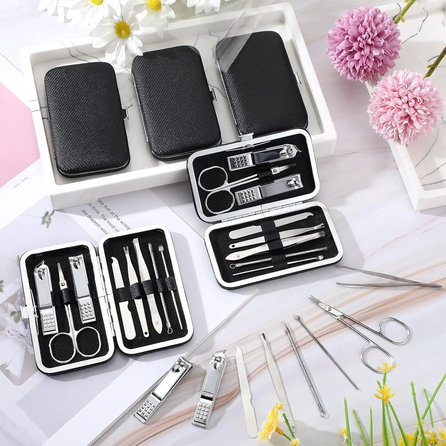 Premium Professional Manicure Set with 8 Tools