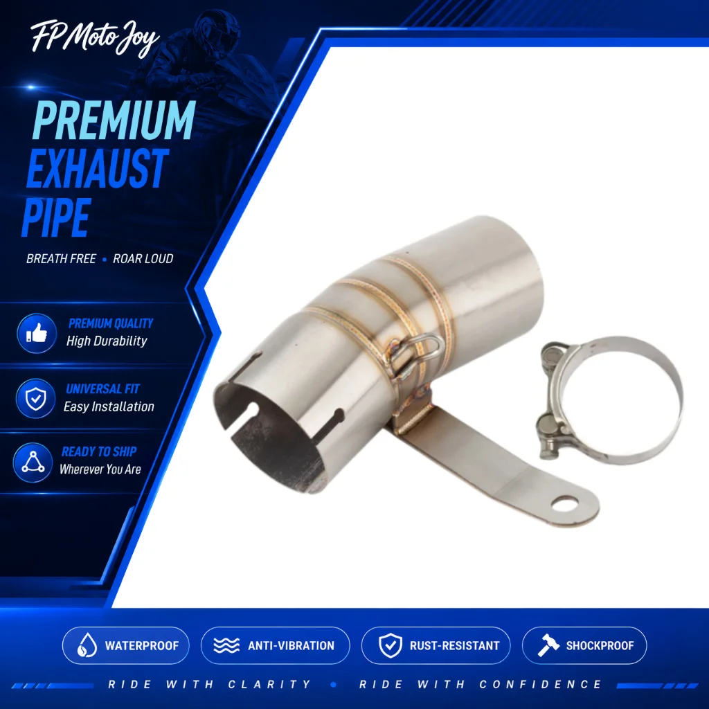 60MM Motorcycle Exhaust Escape Moto Full System Modified Mid Link Pipe Slip For BMW S1000RR 2019 2020 2021 2022 2023 2024 2025
