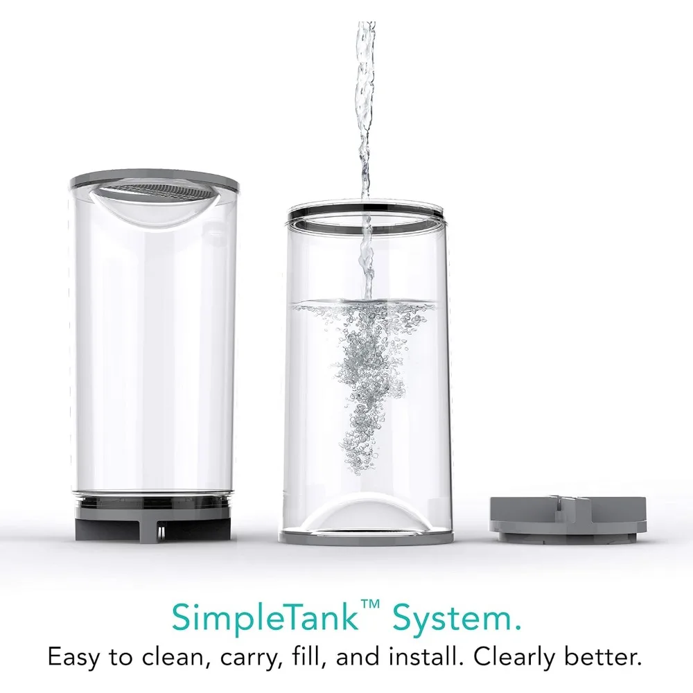 Ultrasonic Humidifier with Fan Assisted Humidification INCREASED OUTPUT SUPERIOR SUPPORT