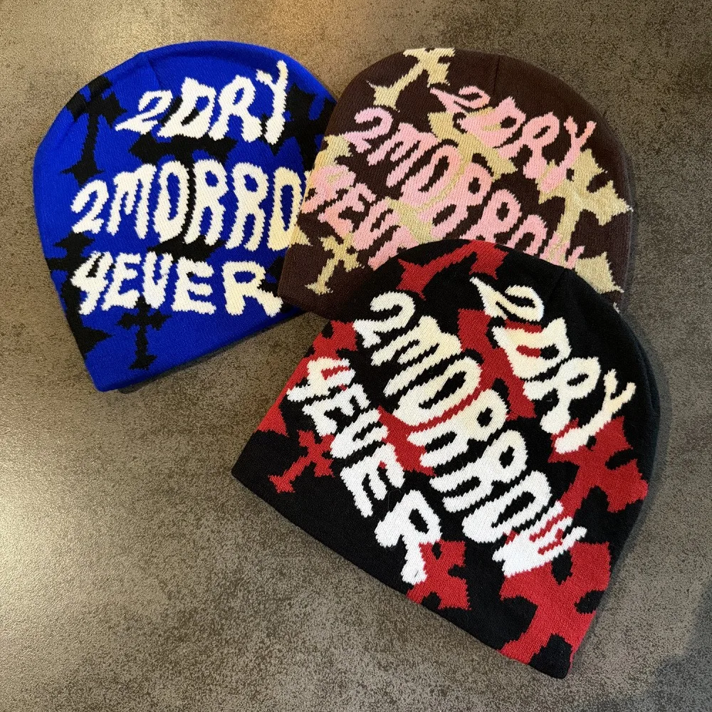 Fashion Retro High Quality Winter Beanie Daily Outdoor Casual Hat Stretchable 100%Cotton Skullcap Unisex
