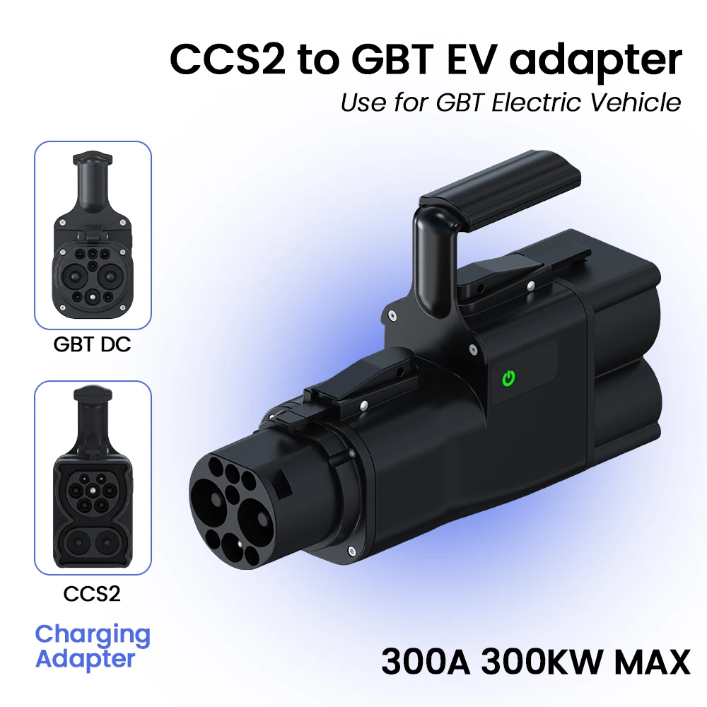 CCS2 to GB/T EV Converter Adapter evse 200A DC fast charging ev charger Adapter CCS Combo 2 To Gbt Ev Charger