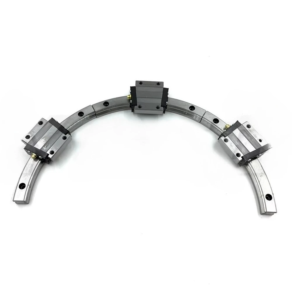 Leitfaden für lineare Leitungssysteme, Führungen für Radius-Kurven, Schienenführungen, Gleitblock, lineare Lagerschiene