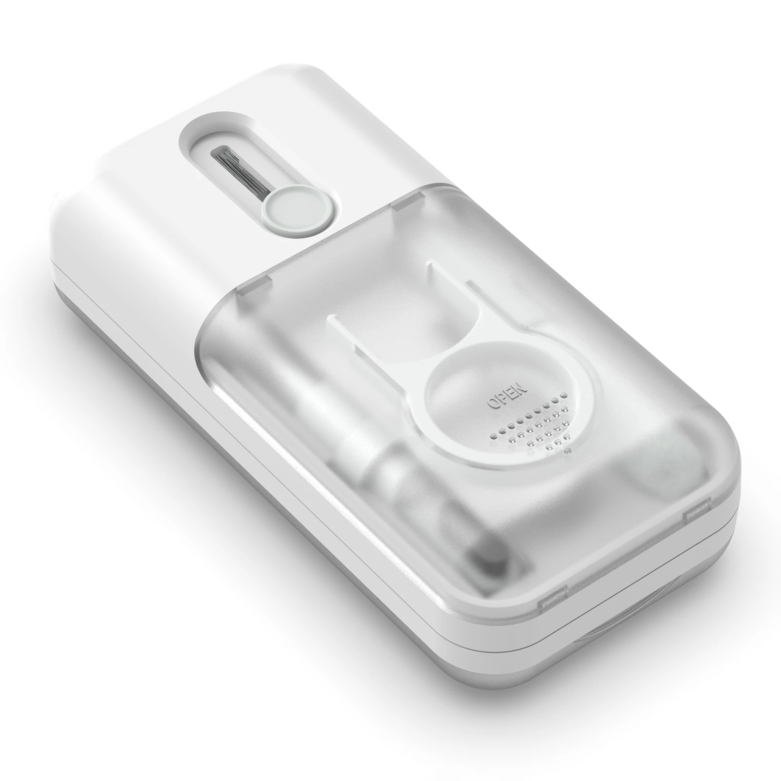 ชุดทำความสะอาดคีย์บอร์ดชุดทำความสะอาดพอร์ตโทรศัพท์พร้อมแปรงคีย์บอร์ดชุดทำความสะอาดอเนกประสงค์แปรงสำหรับหูฟังไร้สายเคส6