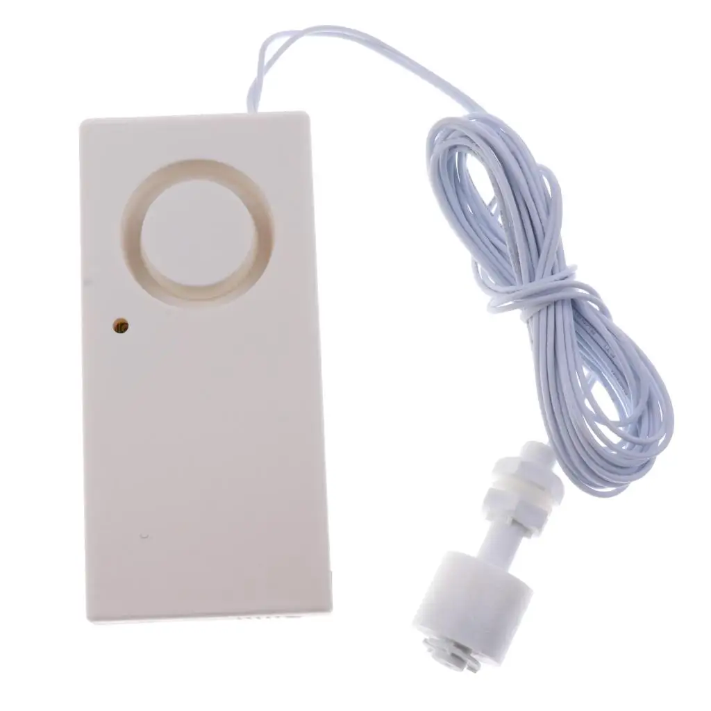 Sensor de fugas de agua para el hogar, Detector de desbordamiento de líquido, flujo de agua, 120db, mantener seco y limpio, cocina, baño, inodoro