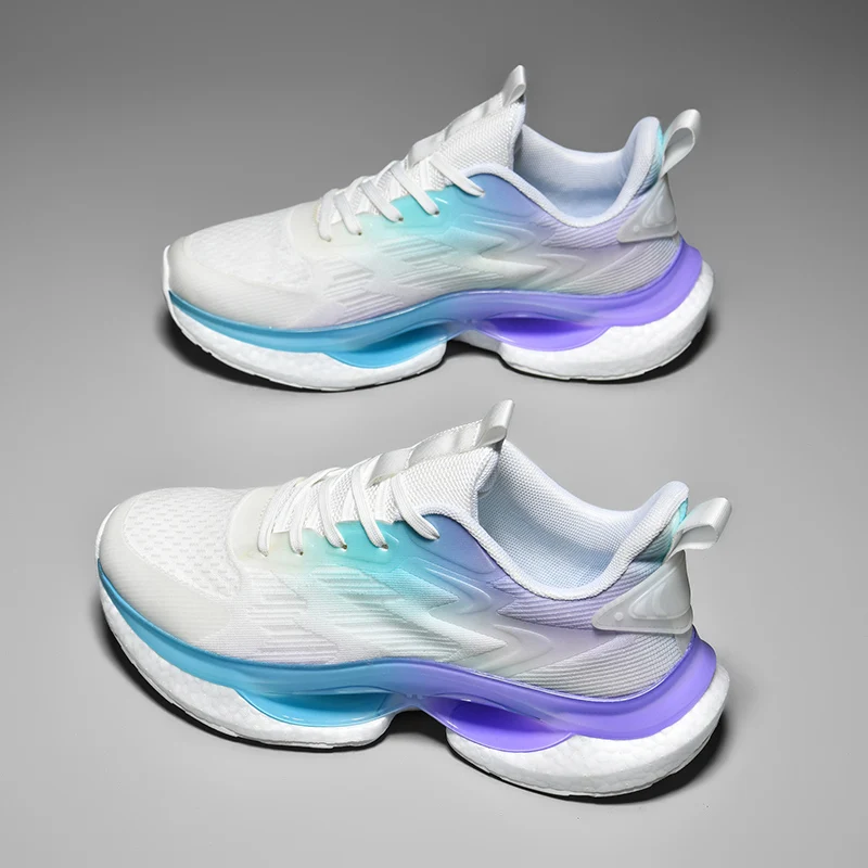 

Сверхлегкая амортизирующая мужская обувь, тонкая повседневная спортивная обувь с дышащей молодежной сеткой