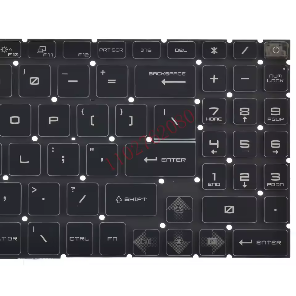 MSI 노트북 키보드 이미지