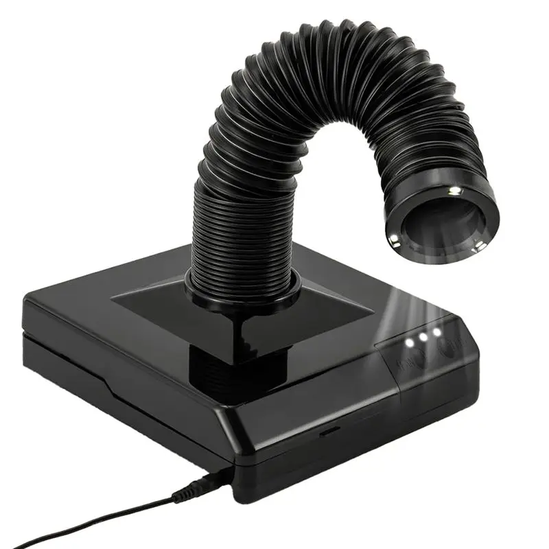 

Пылесос ABRE-Dust Collector 60W для полировки с вентилятором и LED-подсветкой, двухфункциональный, малошумный, с функцией всасывания пыли, вилка стандарта США (US Plug A)