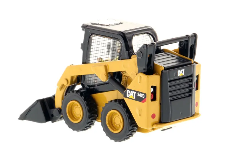 DM 1/50 Scale Cat 242D Compact Skid Steer Loader โดย Diecast Masters สําหรับคอลเลกชันของขวัญ 85525