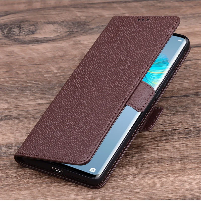 

Hot Sales Luxury Genuine Leather Flip Phone Case For Sony Xperia Pro-i Leather Half Pack Phone Cover Procases Shockproof