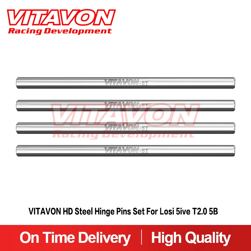 VITAVON HD Steel Hinge Pins Set For Losi 5ive T2.0 5B