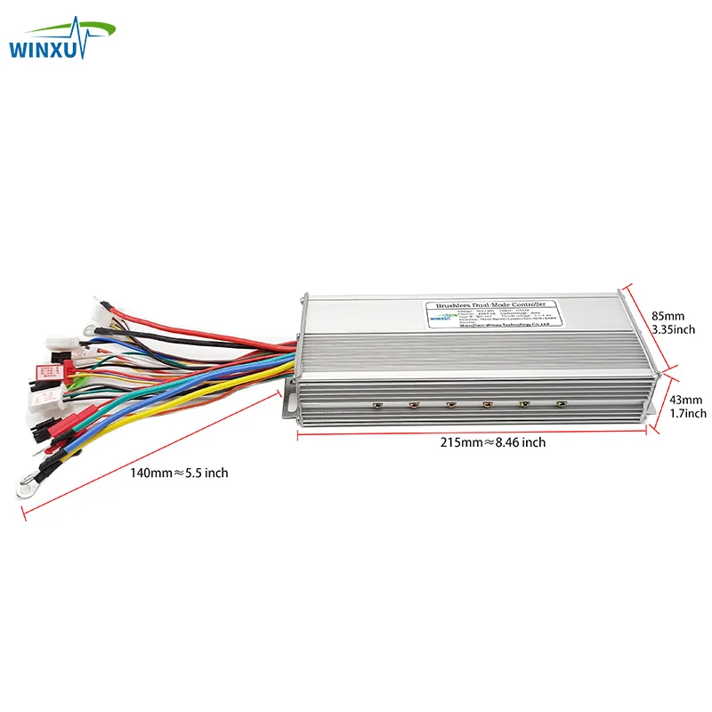 60V 72V 1500W 45A Ebike Brushlees Dual Mode Drive Speed Controller For E-bike Electric Bicycle Scooter  Factory Wholesale