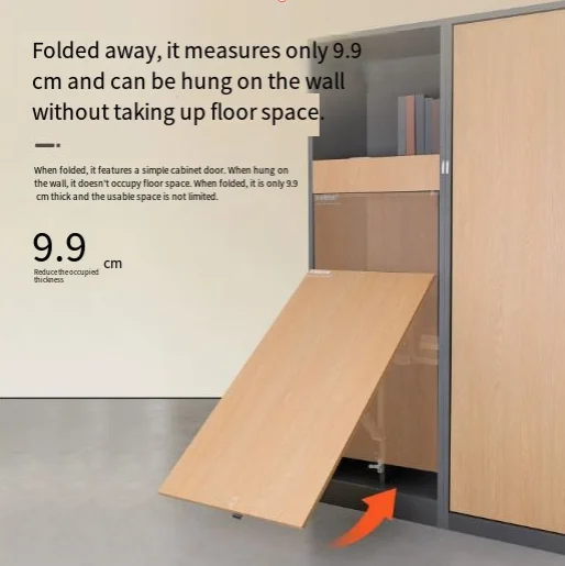 Household wall foldable dining table hardware accessories small apartment racktelescopic multi-functional invisible wall hanging