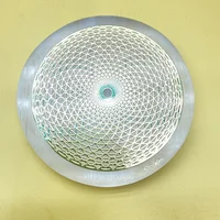 Natural Selenite Slice Slab White Gypsum 7 Chakras Flower of Life Charging Plate Yoga Meditation Fengshui Healing Crystal Gift 5