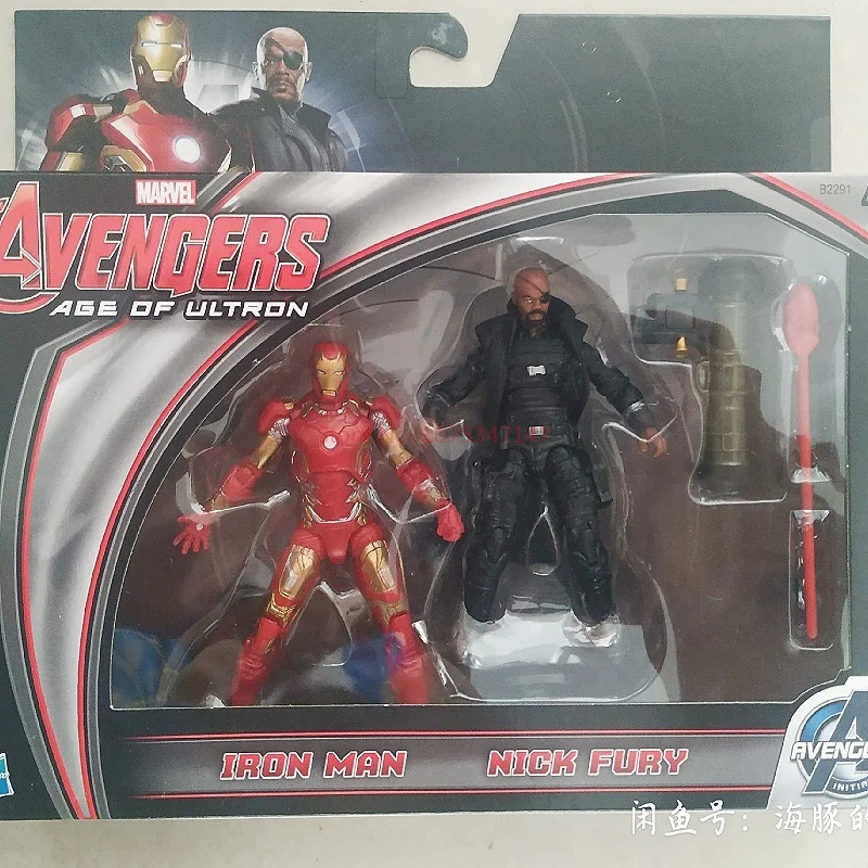 Marvel Avengers Age Of Ultron Captain America Black Widow Iron Man Nick Fury Hawkeye Falcon Anime Figures Model Collect Toy