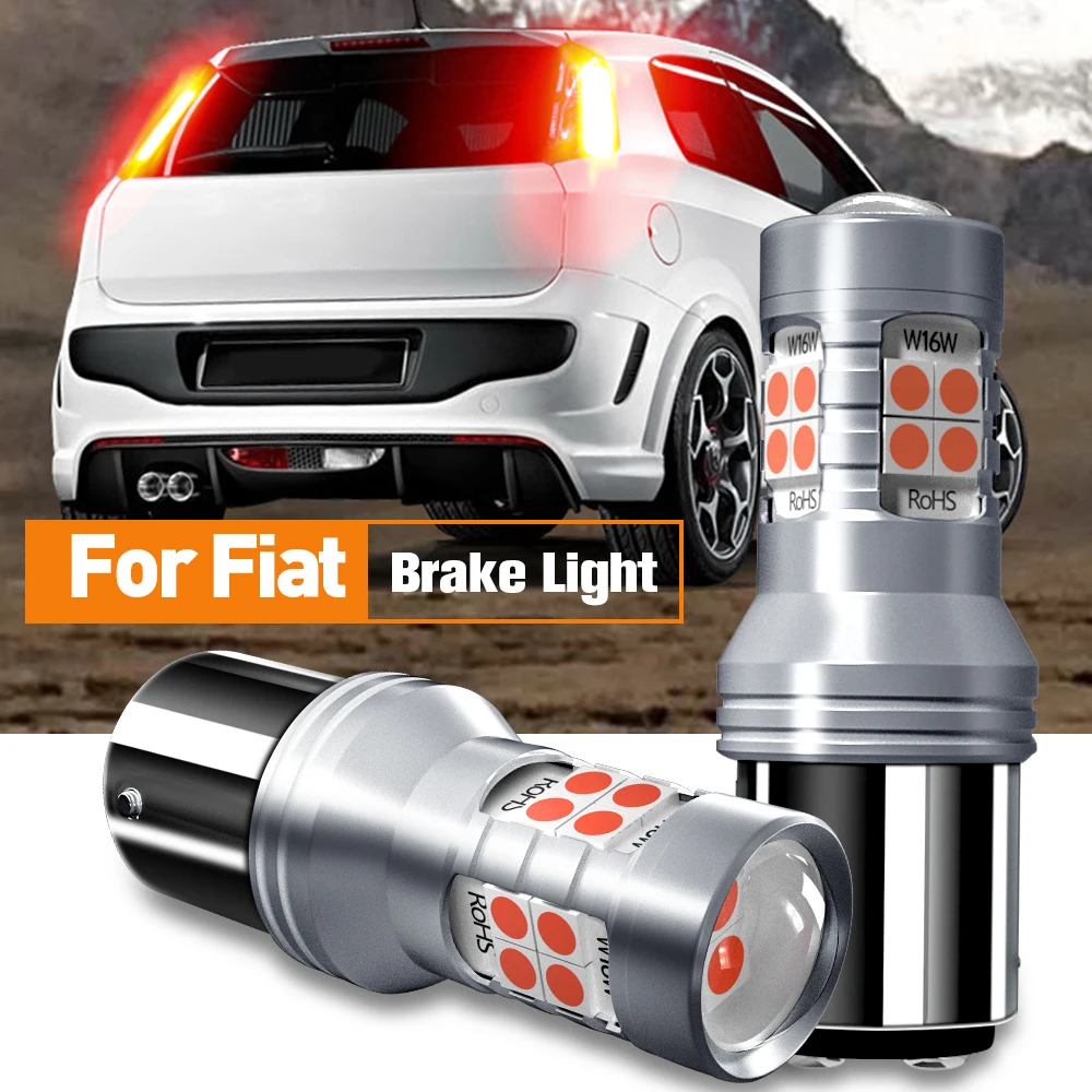 

2pcs LED Brake Light Blub Lamp P21/5W 1157 7528 BAY15D Canbus For Fiat 500L Bravo Croma Ducato Grande Punto Idea Panda Sedici