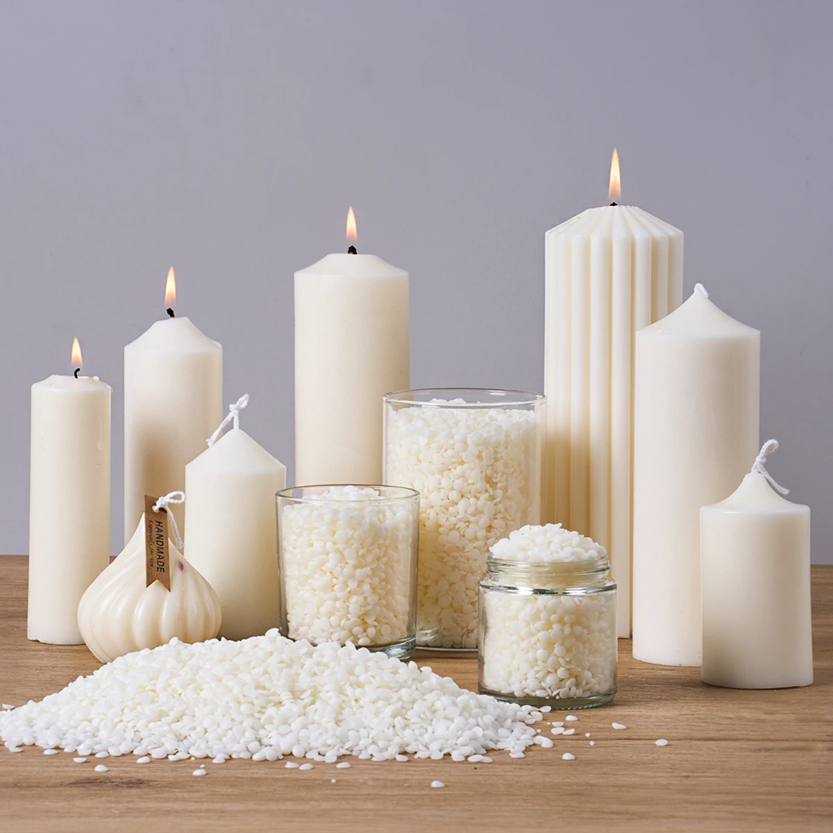 Cera de Soja Natural 500g/1000 - Candle Making Wicks avaliação e preço