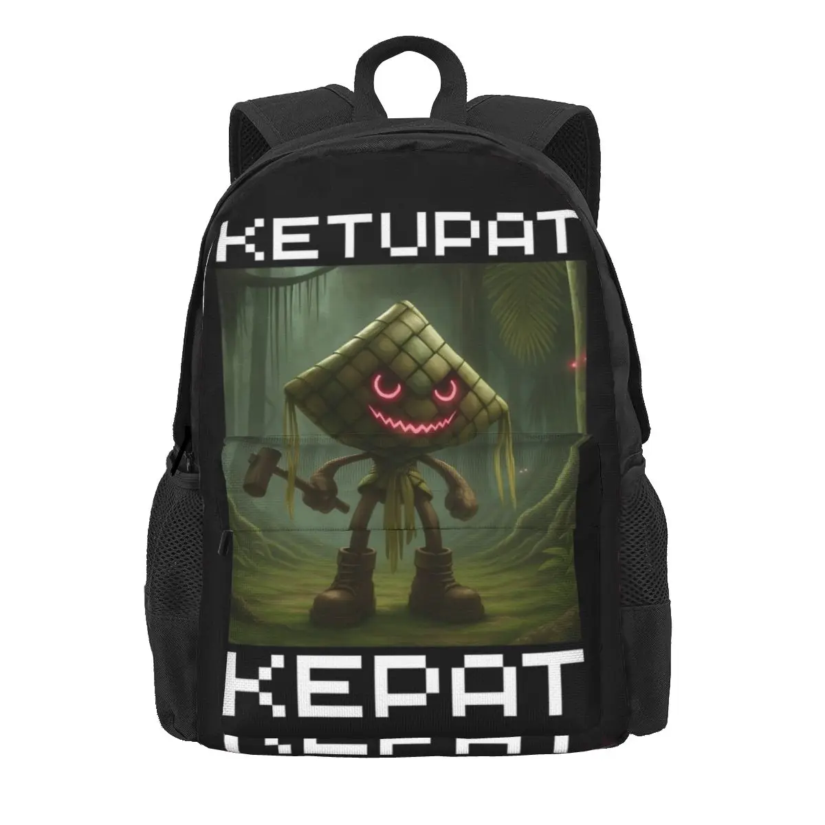 

Ketupat Kepat Italian Brainrot Women Backpack Mochila Student School Bag Laptop Rucksack Boys Girls Waterproof Shoulder Bag