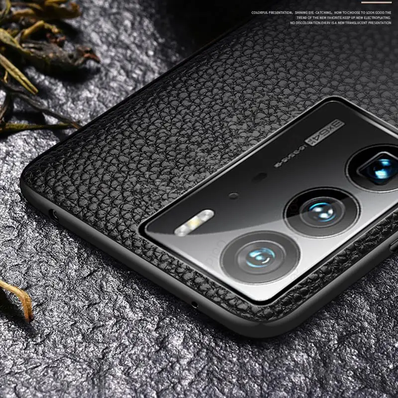 Coque For ZTE Axon 40 Ultra 5G Genuine Leather Phone Case For Axon 40 Ultra Ultra Slim Phone Cover For A2023P Shockproof Fundas