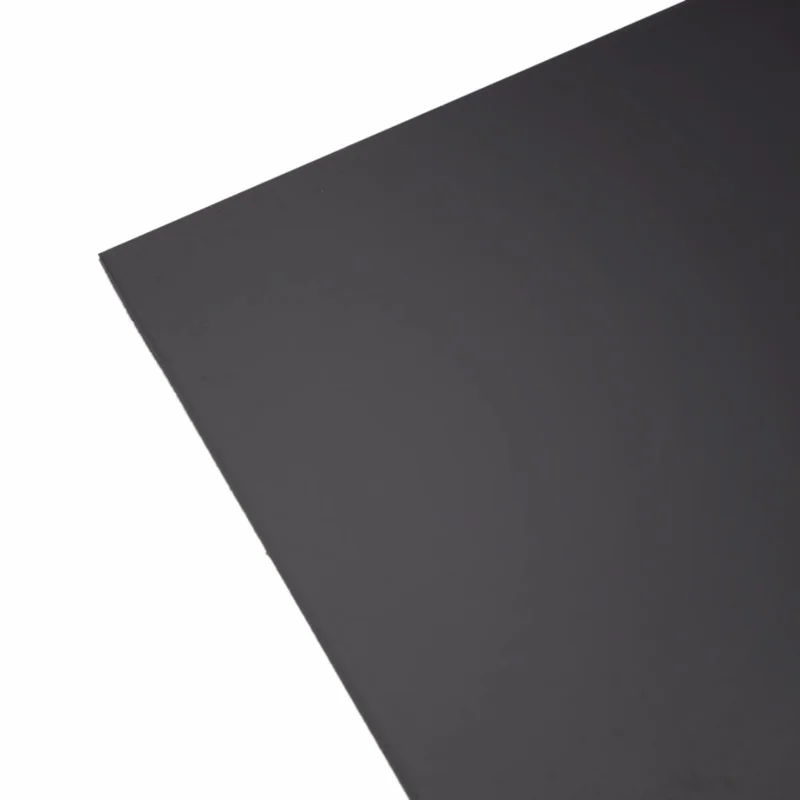 1pc Pratical ABS Styrene Plastic Flat Sheet Plate  Black For Industry Tools