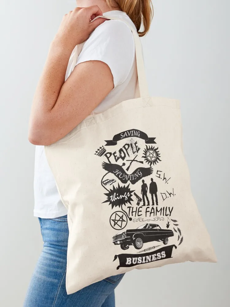 

Fam Business Tote Bag Woman shopper bag eco bag folding Women's tote
