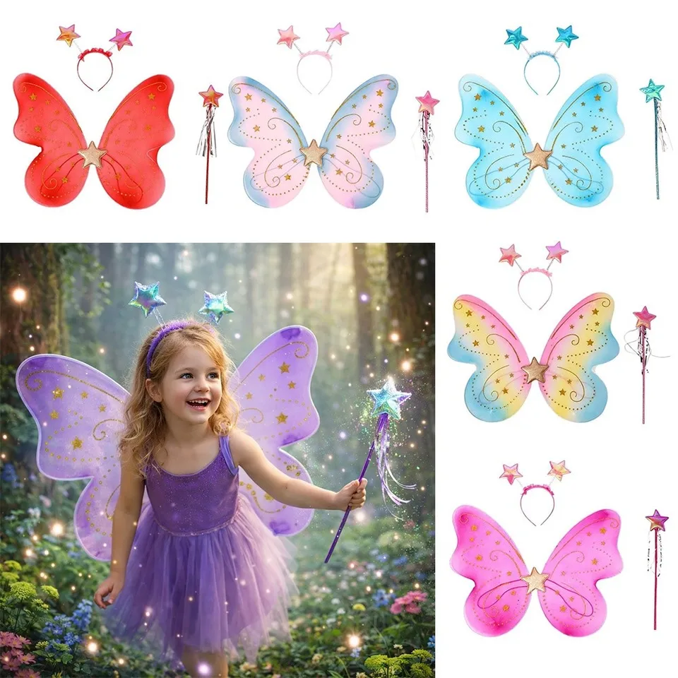 fancy dress fairy wings Large Fairy Wings Black Angel Wings Fairy Costume Wings