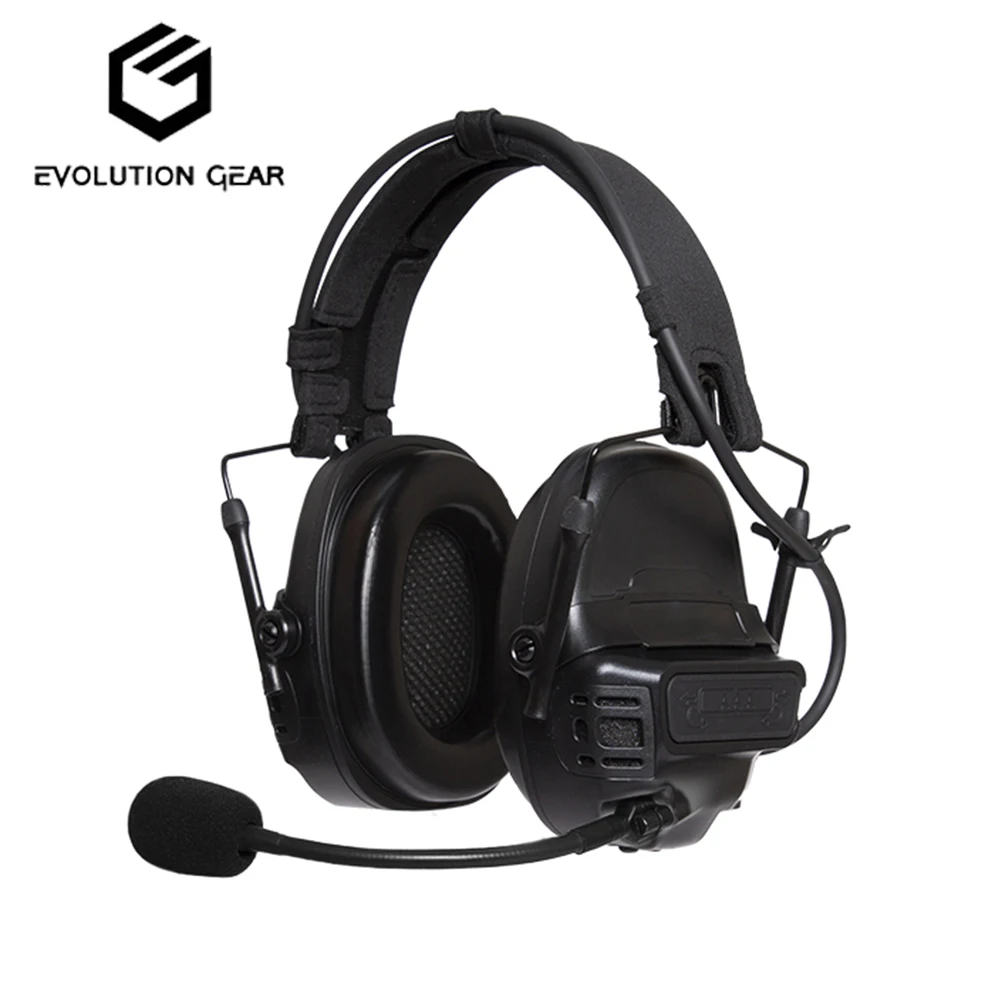 Tactical Headset FCS FALCON EARS High Fidelity Sound Noise Reduction Earmuffs For Hunting Shooting Tactical Communications