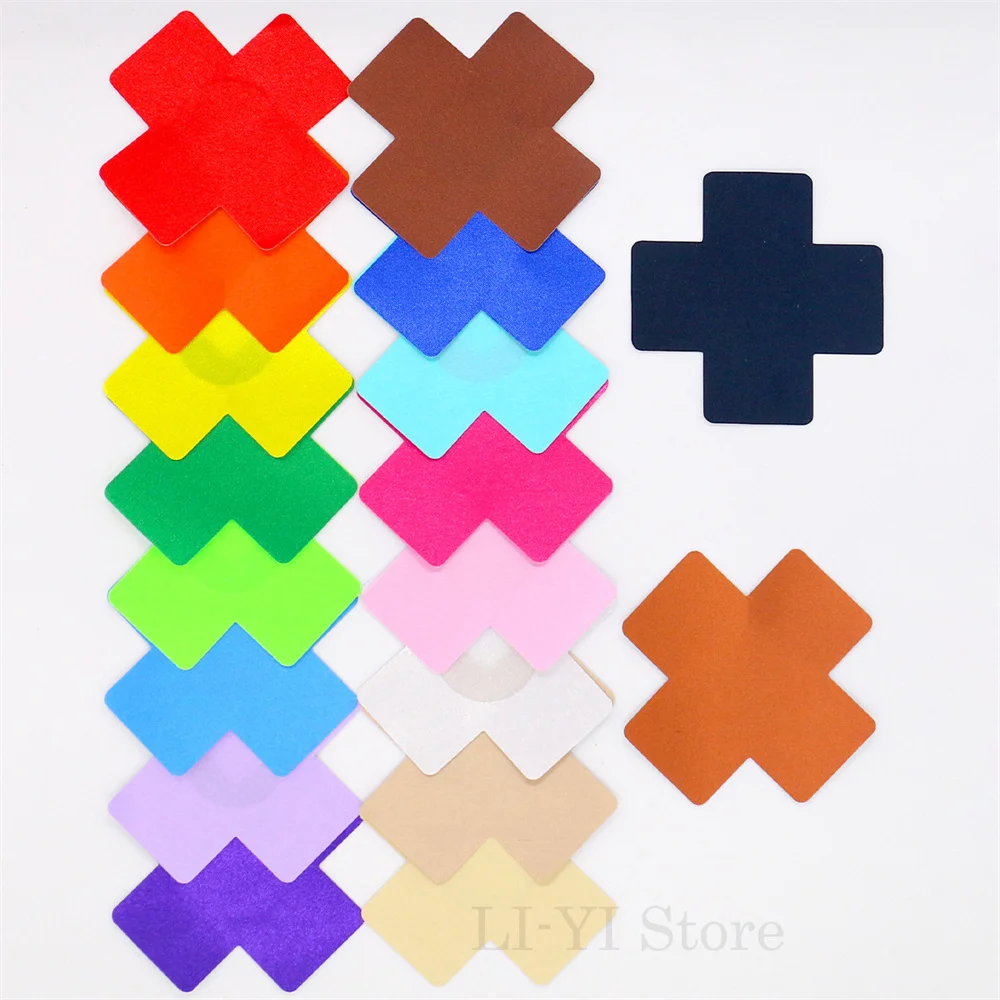 5/10 Paar Sexy Kreuz-Nippelabdeckungen für Frauen, selbstklebende Einweg-Pasties, zum Aufkleben auf Brustwarzen, sexy Damen-Nippelabdeckung, nackter BH