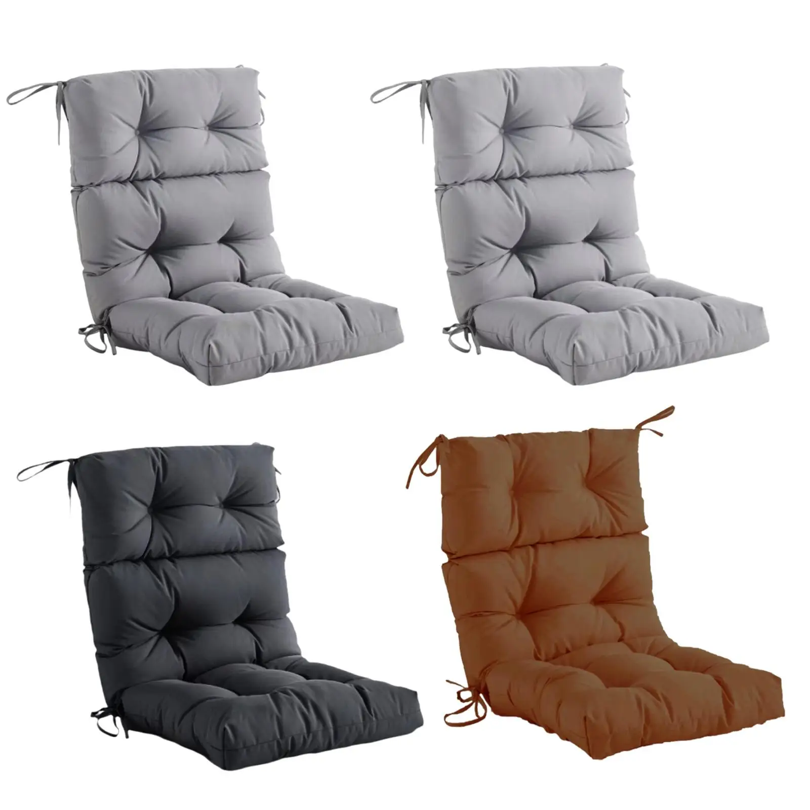 

Outdoor Seat Back Chair Cushion, High Back Chair Cushion, Soft, Comfortable Seat Cushion for Garden Yard Patio Outside