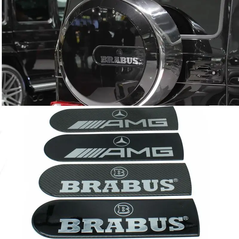 Запасная наклейка на багажник BRABUS Carbon AMG BRABUS Наклейка на запасное колесо для Mercedes Benz G800 W463 G63 G900 W464 Наклейка BRABUS