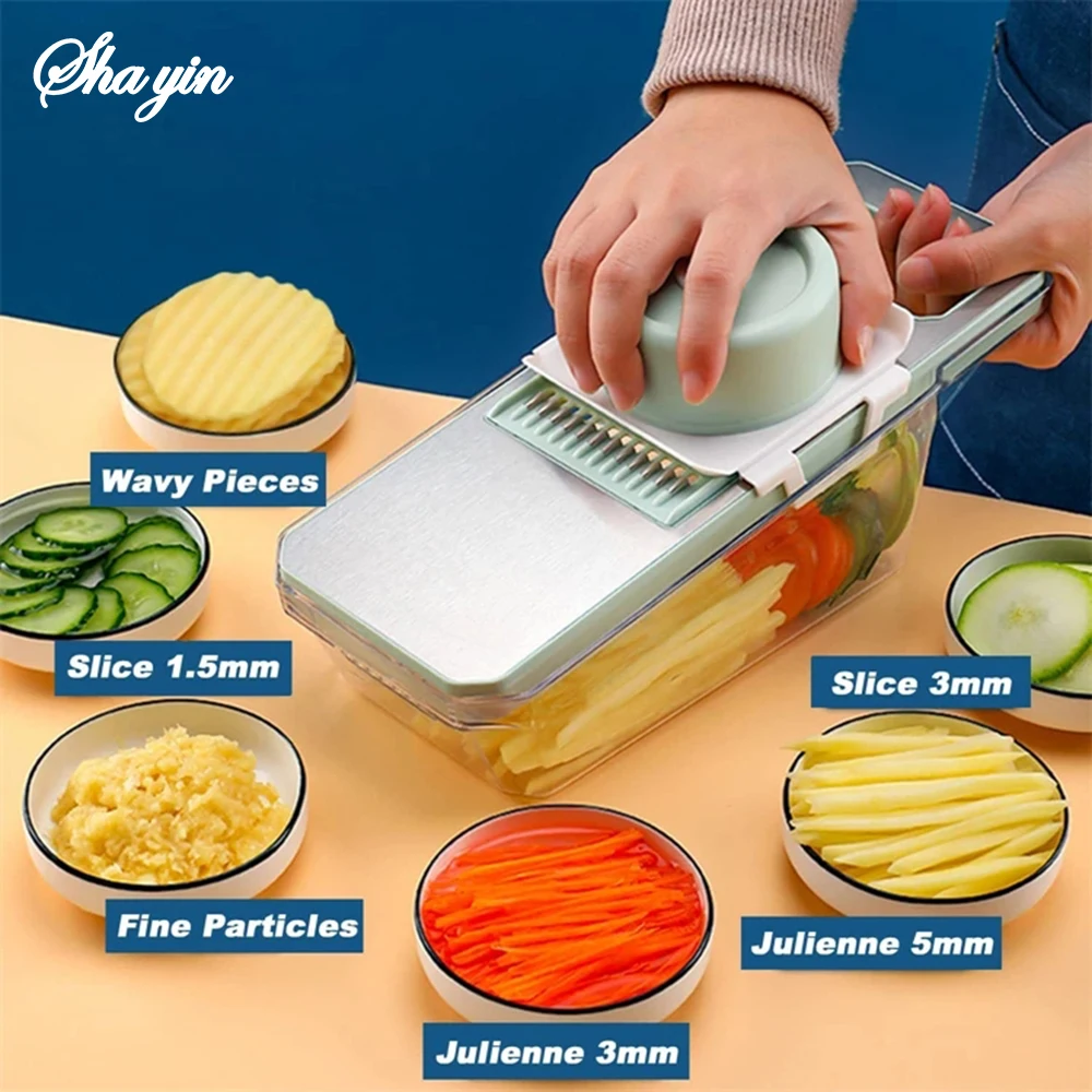 Multifunctional Shredder, Vegetable Cutter, Household Potato Shredder, Cucumber Slicer, Shredder, Vegetable Cutting Tool