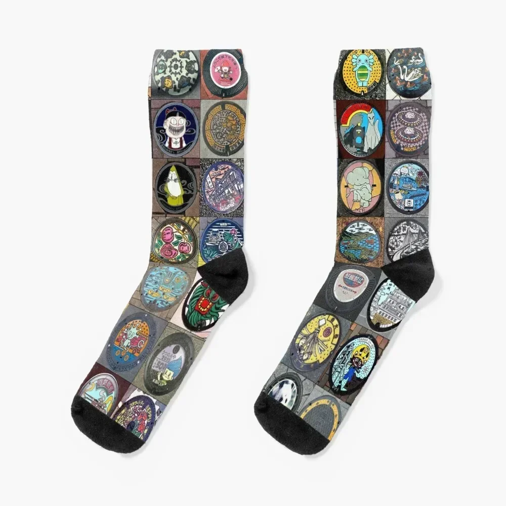 

Japanese Manhole Covers Socks Argentina heated Designer Man Socks Women's